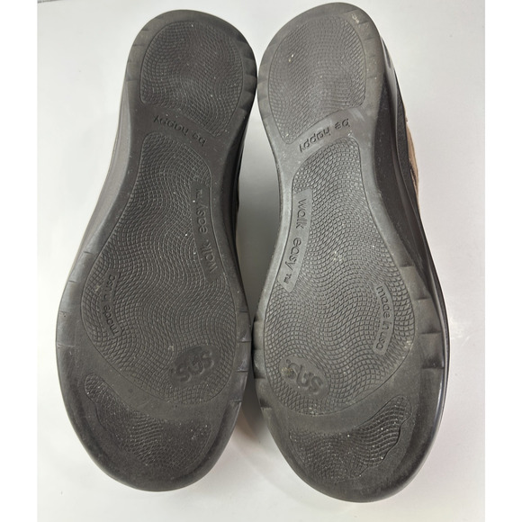 SAS Walk Easy Walking Shoes Women's US 9.5 M Brown Suede Lace Up Comfort USA - Picture 9 of 12